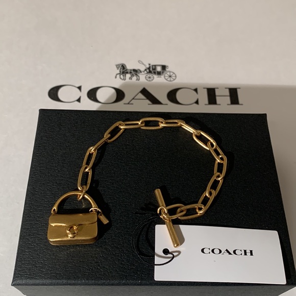 NWT Coach Tabby Handbag Charm Paperclip “BRACELET “ - Picture 6 of 7